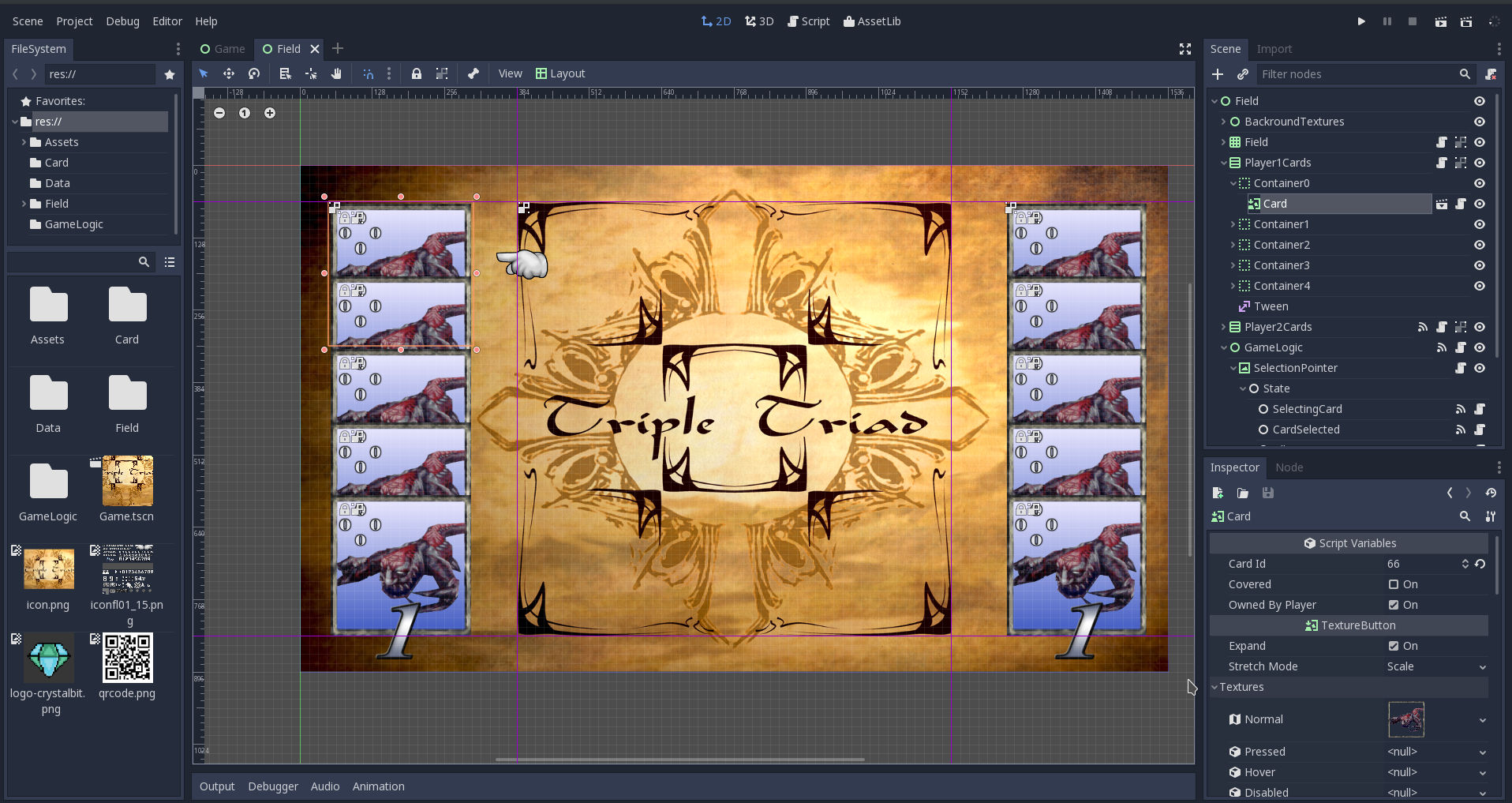 Triple Triad in Godot screenshot