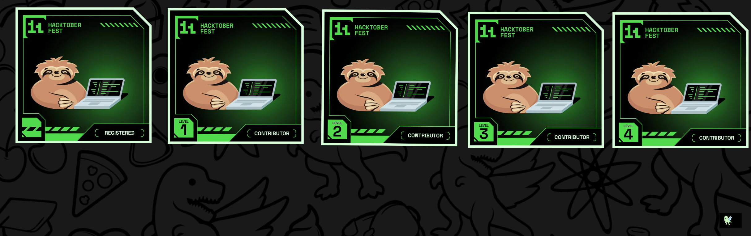 An image of @gaganbhullartech's Holopin badges, which is a link to view their full Holopin profile