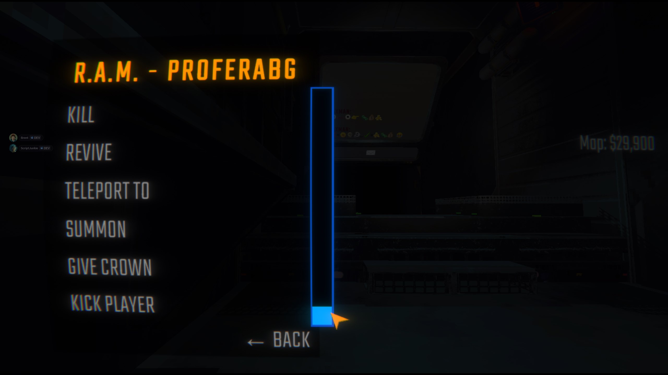 Player Menu