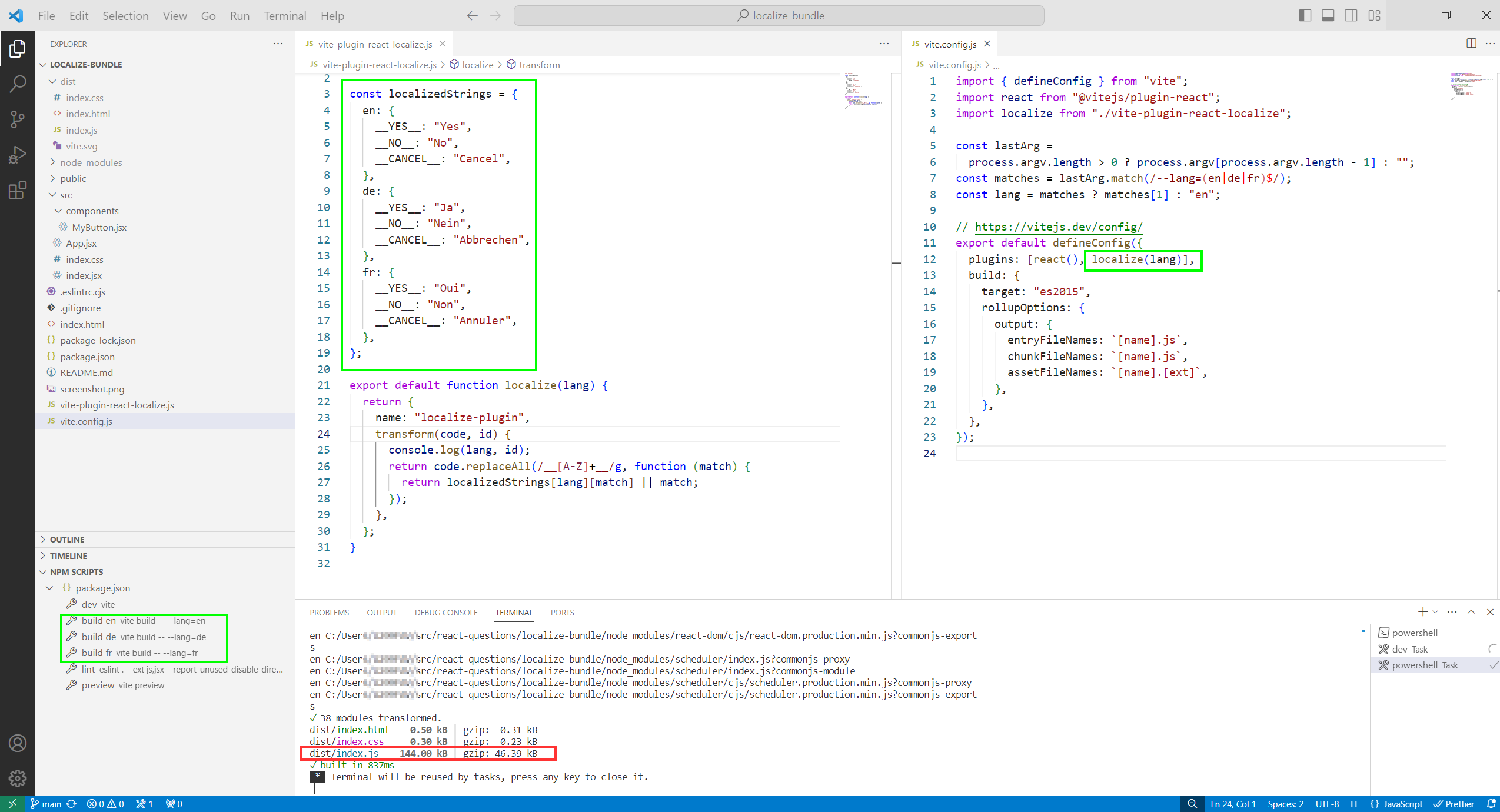 VS Code screenshot