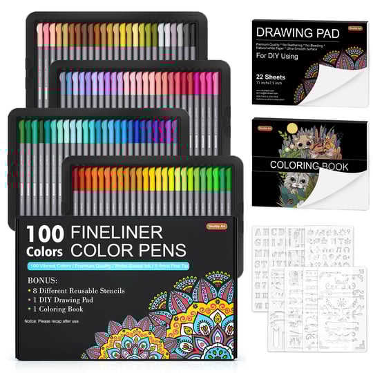 shuttle-art-fineliner-colored-pens-100-colors-0-4mm-fine-point-pens-with-8-stencils-2-adult-coloring-1