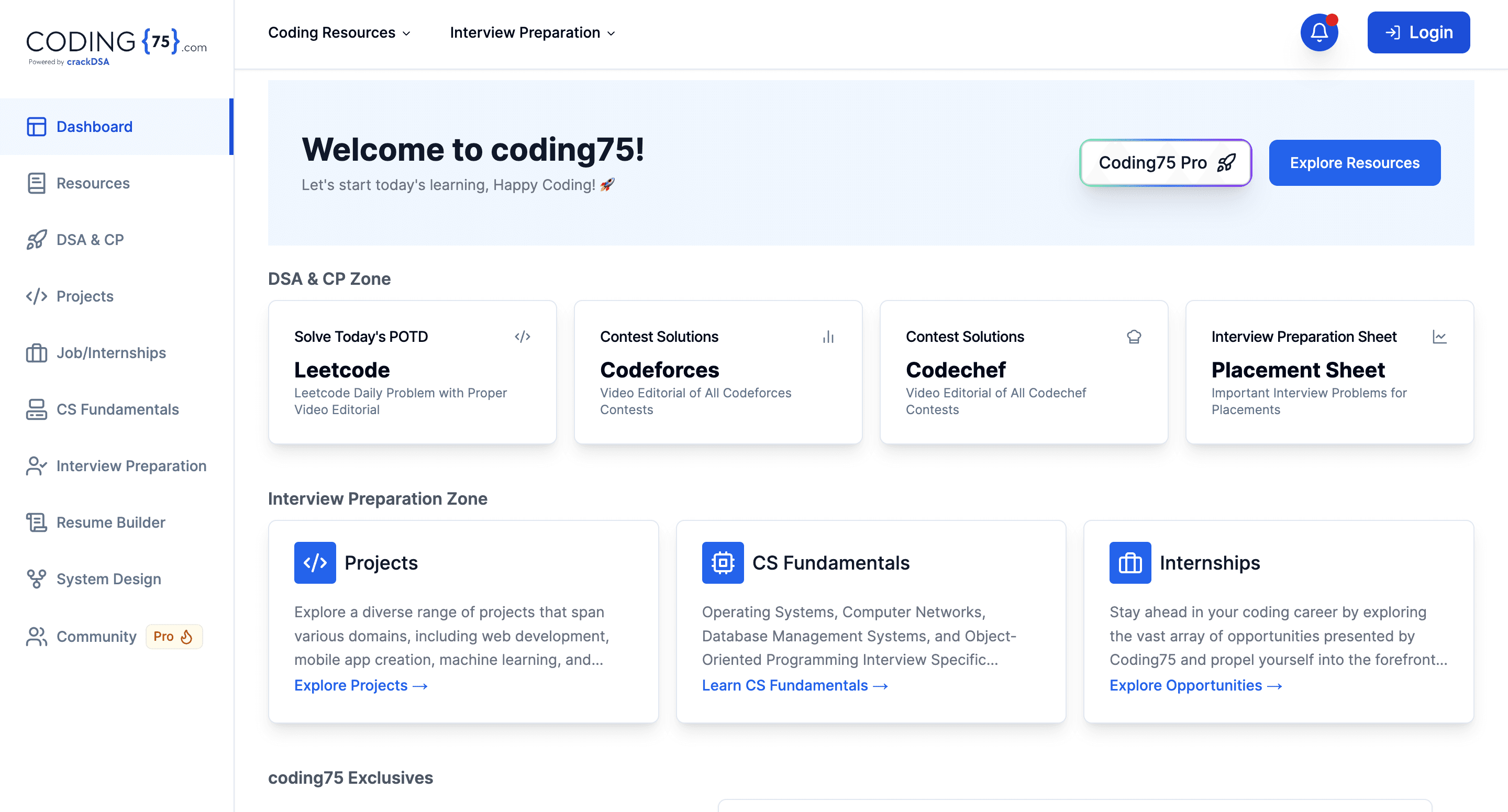 Landing Page