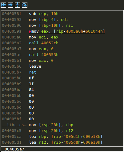 Entering and leaving functions