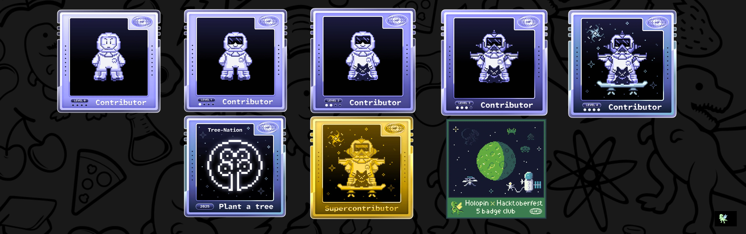 An image of @thavishiminolka's Holopin badges, which is a link to view their full Holopin profile