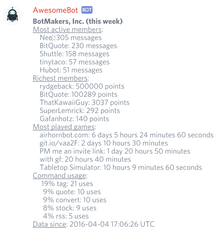 stats example