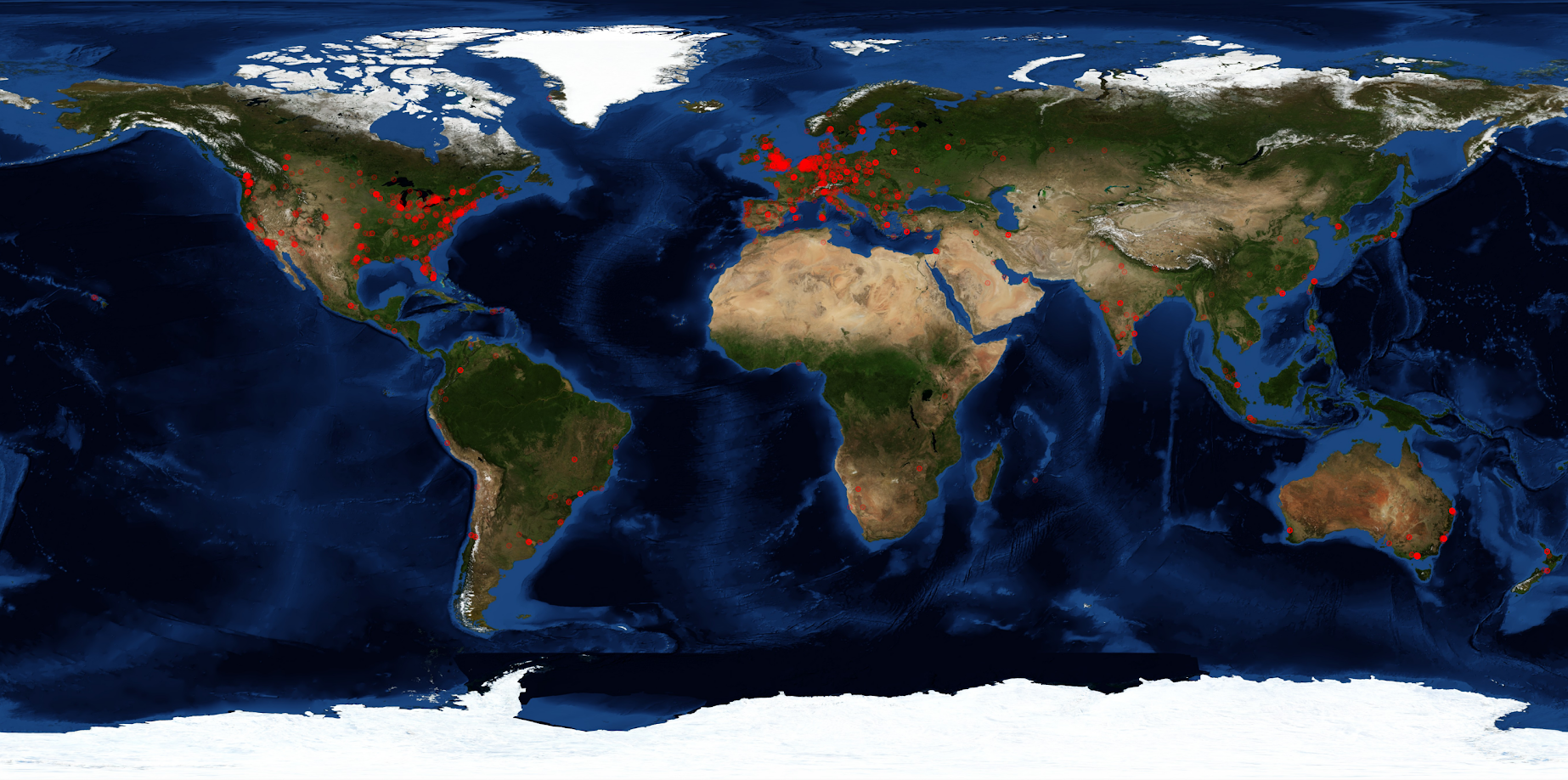 Music Caster Users Map