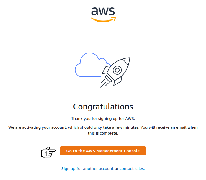 Amazon Cognito - Congratulations