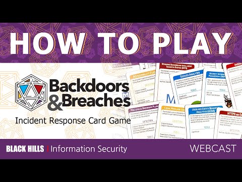 Backdoors & Breaches Card Game Introduction