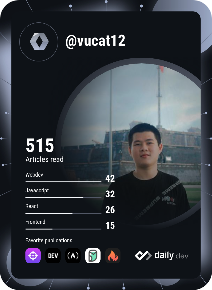 Cat Vu's Dev Card