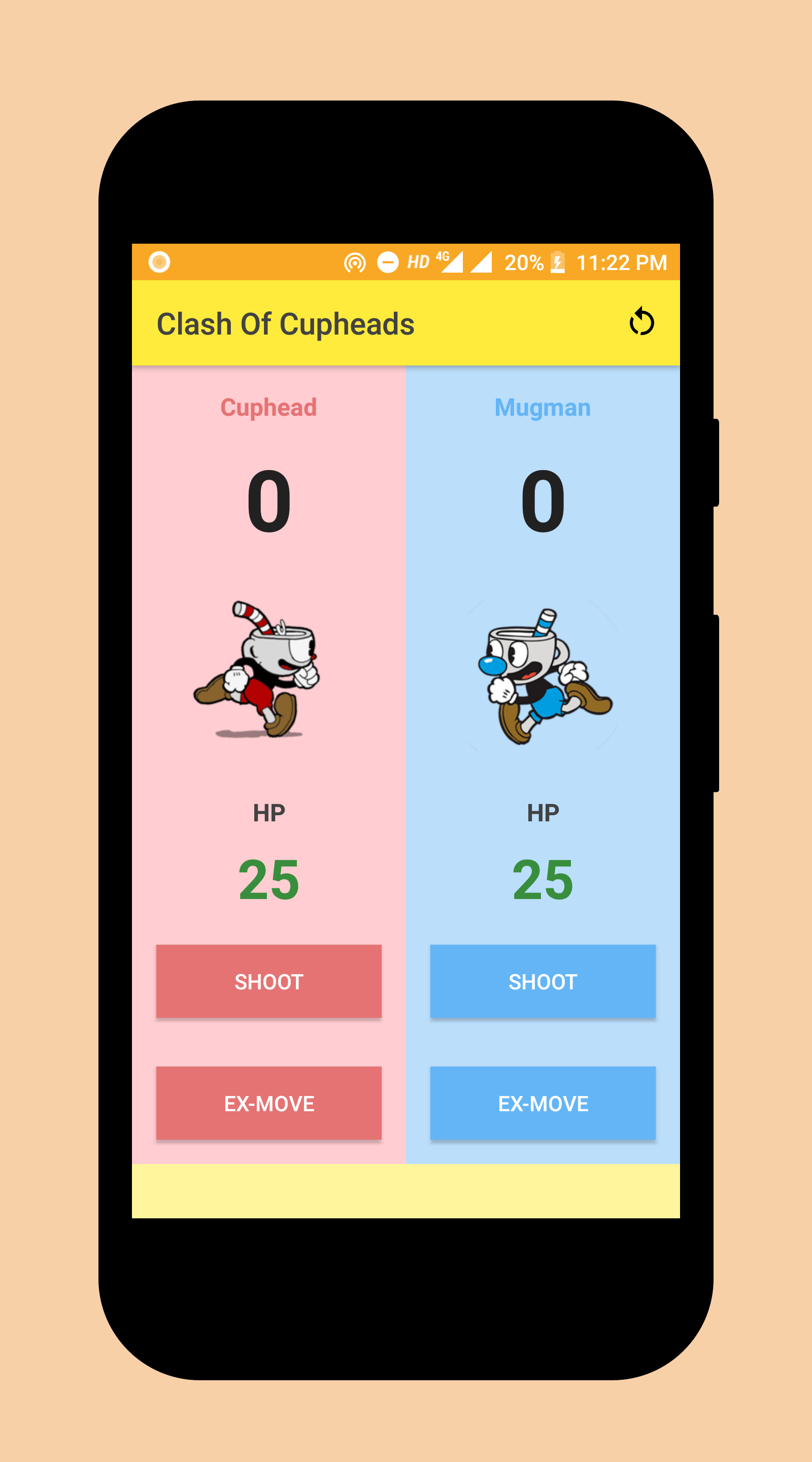 Clash Of Cupheads - Score Keeper app [App Screenshot]