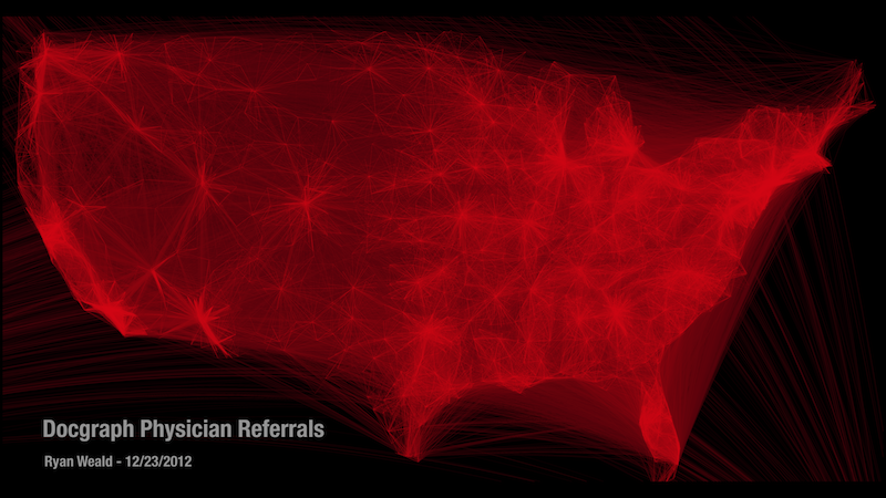 Geographic Doctor to Doctor Connections