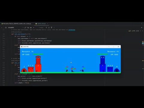 GitHub - RiccardoRiccio/Pygame-2D-Strategy-Game: Castle War is a 2D ...