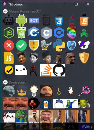 Emoji selection