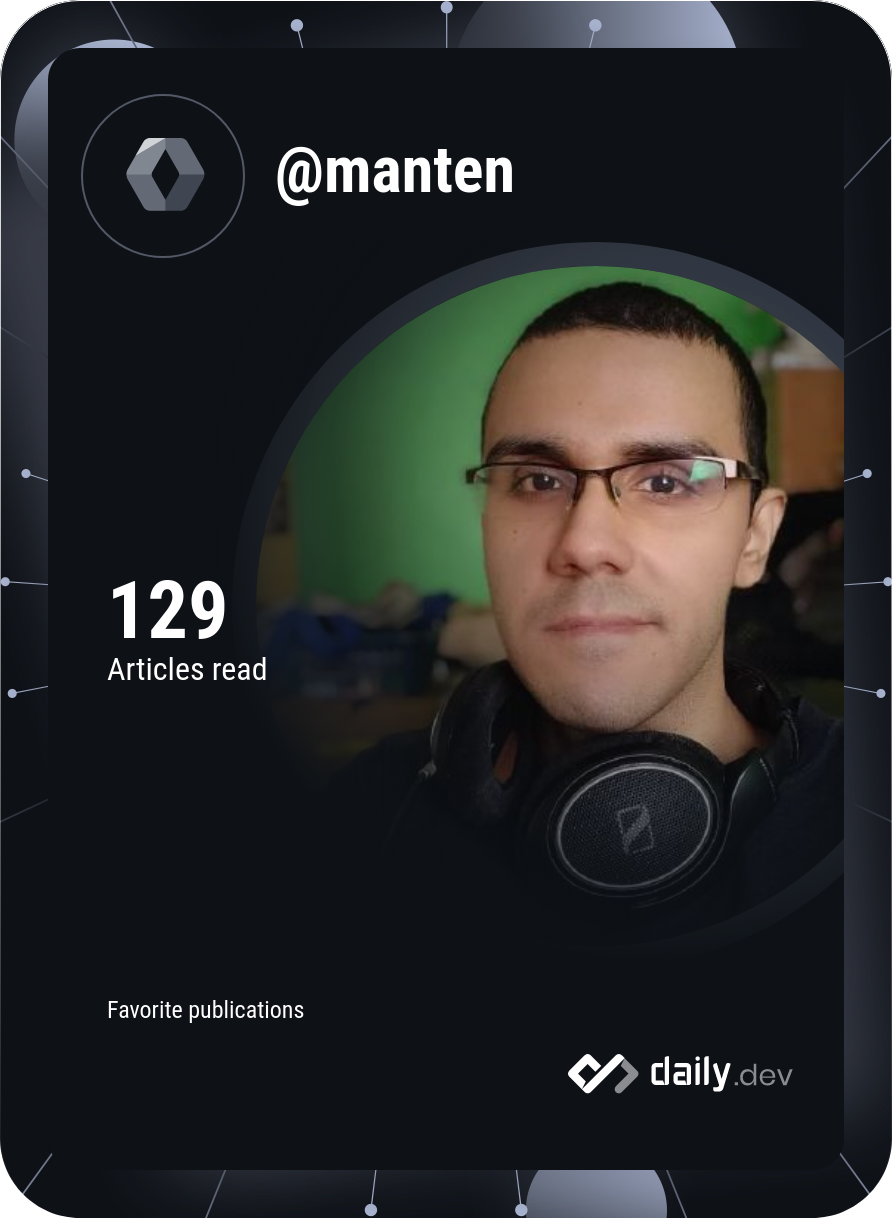 Jorge Soto's Dev Card