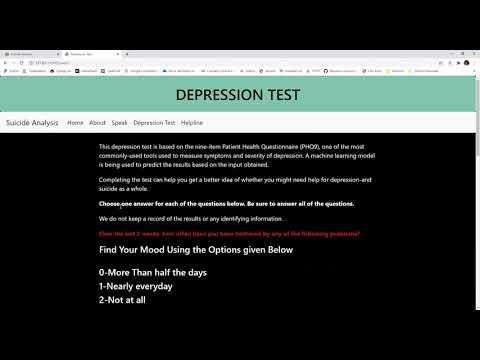 Depression Test