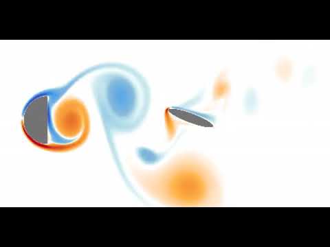 Smart ellipse behind a D-section cylinder. Trained with V-RACER.