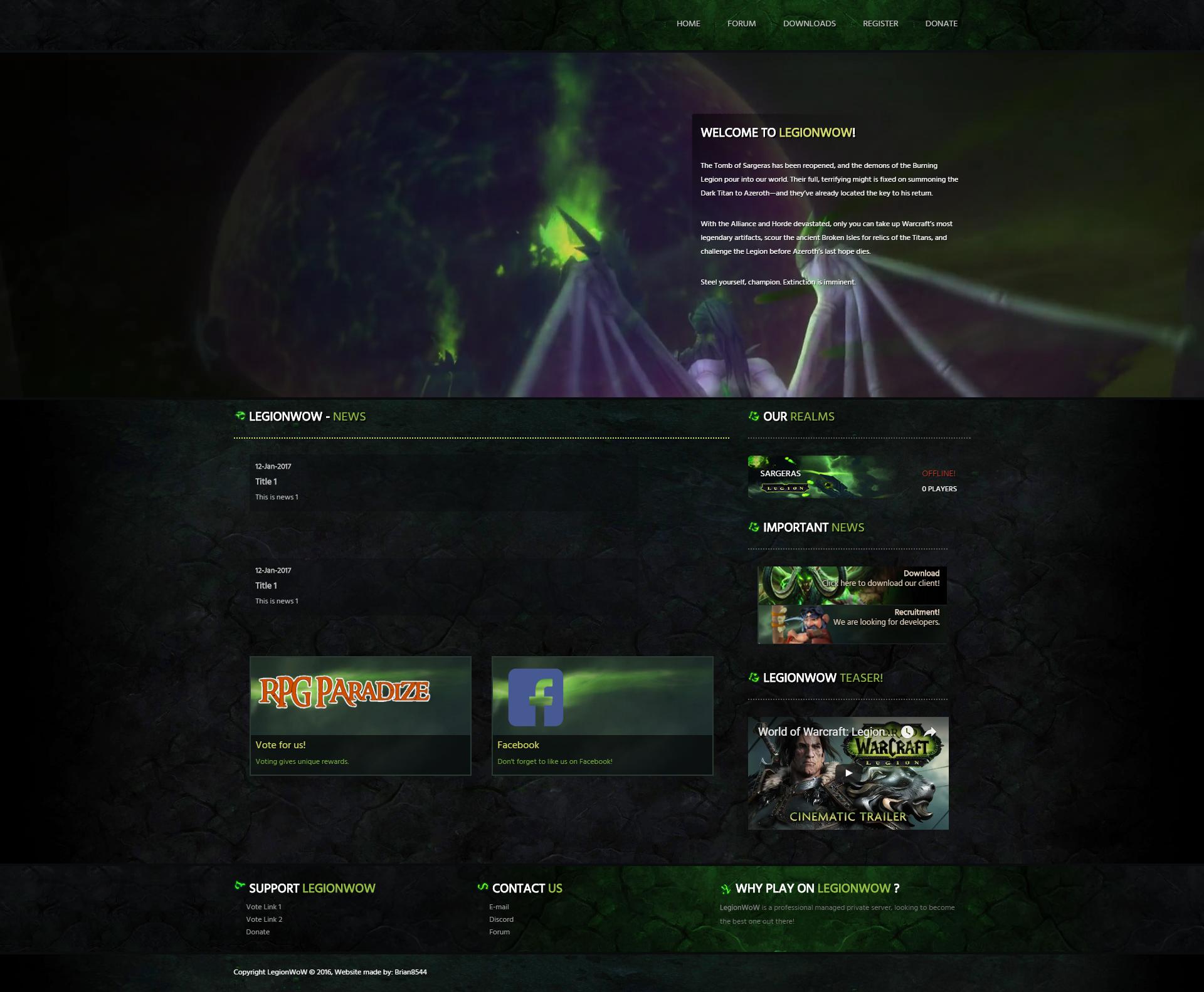 Main page