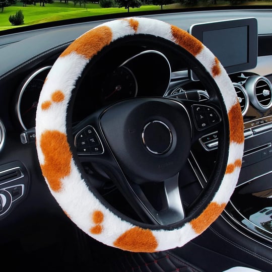 alemodr-cow-print-plush-steering-wheel-cover-fluffy-winter-warm-universal-15-inch-for-women-lady-gir-1