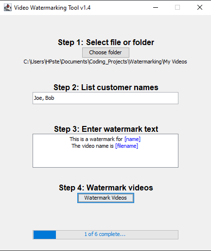 VideoWatermark