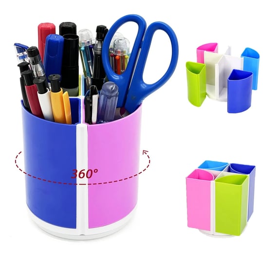 tealots-rotating-pen-holder-art-supply-desk-organizer-detachable-spliced-pencil-cup-holder-multi-fun-1
