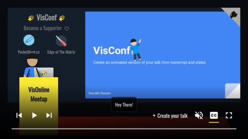 Screenshot of VisConf