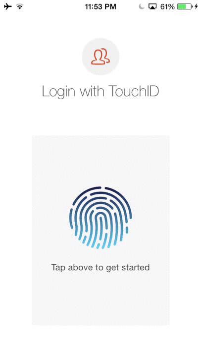TouchID demo