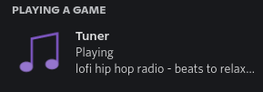 Screenshot of Discord Rich Presence