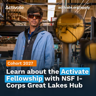 Learn more about the Activate Fellowship!