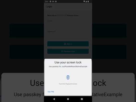 Firebase Passkey Android Demo