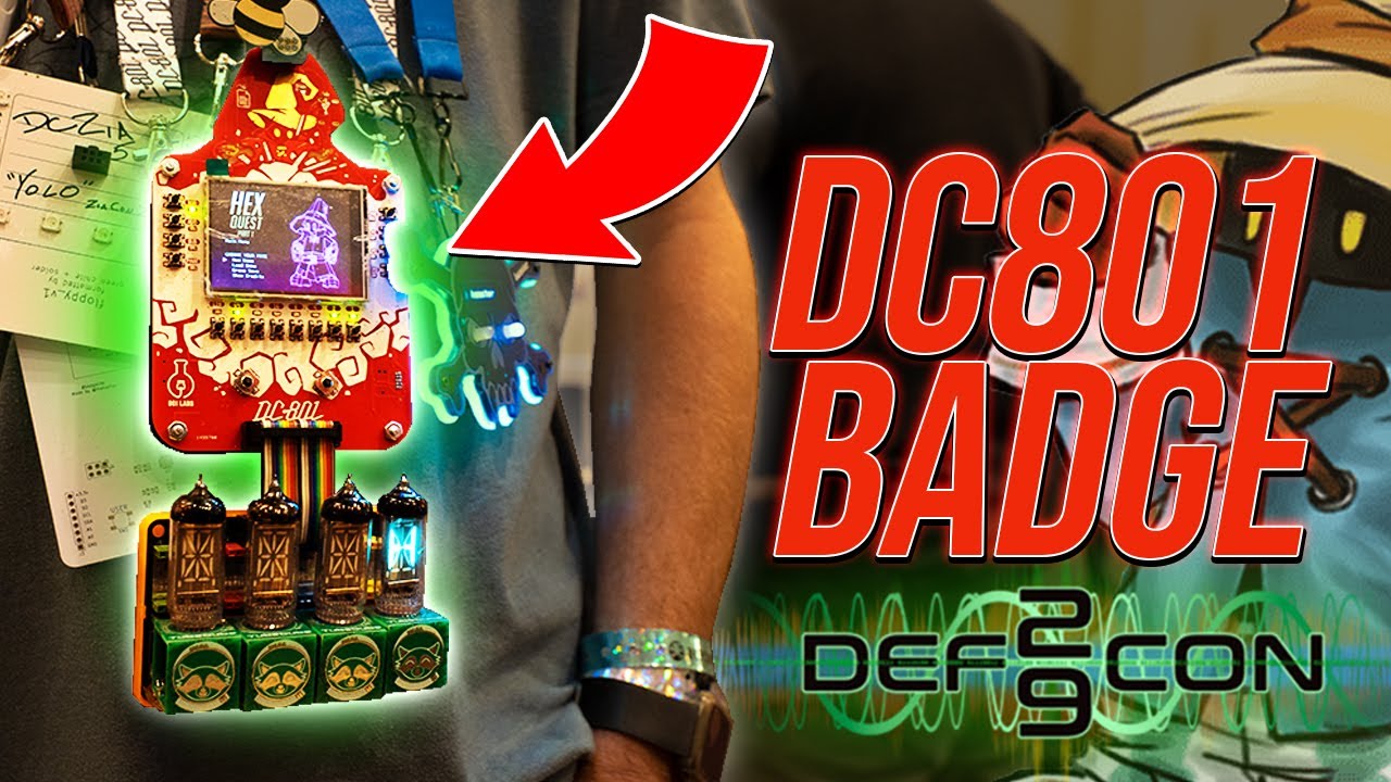 Alex Chaveriat interviews Hamster at DEFCON 29 about the DC801 Black Mage Badge