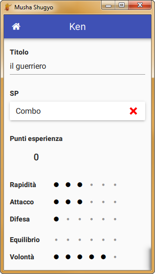 Pagina Personaggio