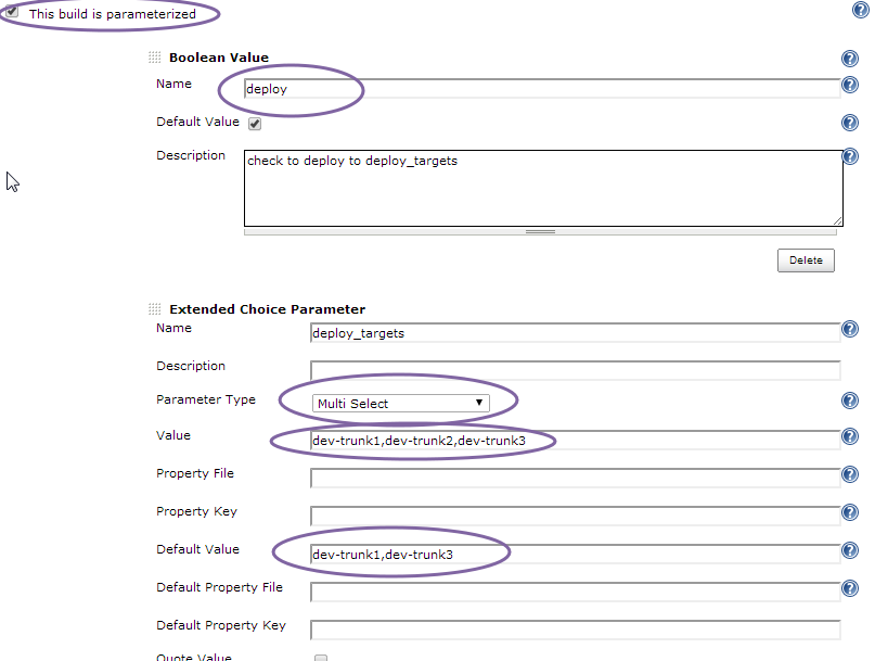 Jenkins Job configure