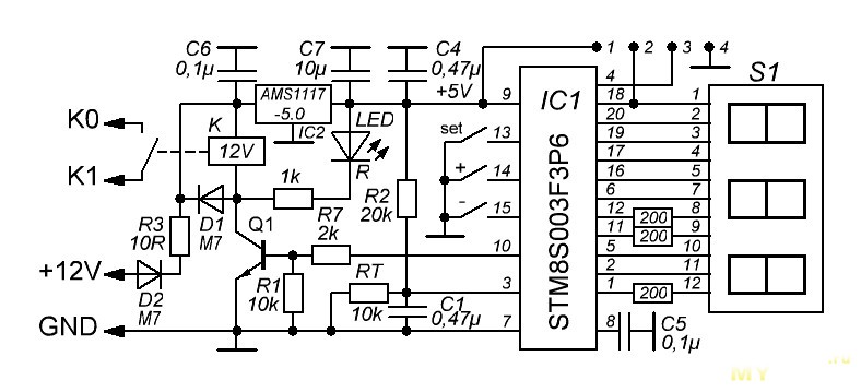 W1209 schematics