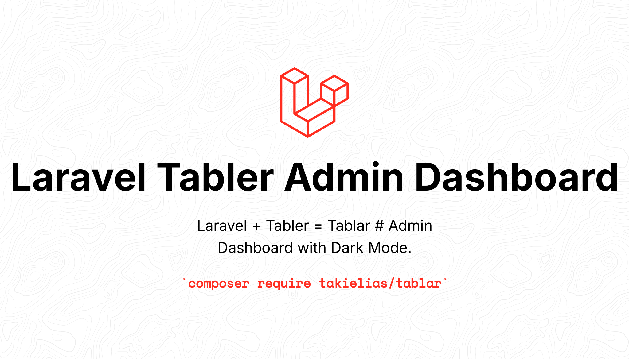 Laravel Tabler Admin Dashboard