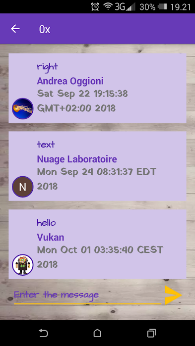 Chat screen 2