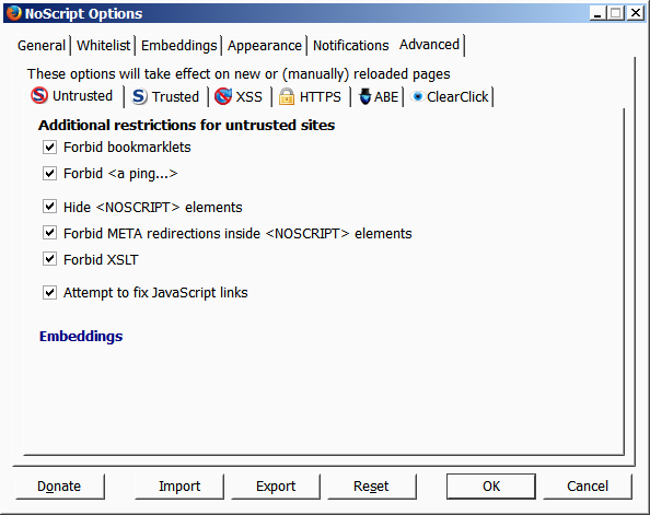 noscriptsetting