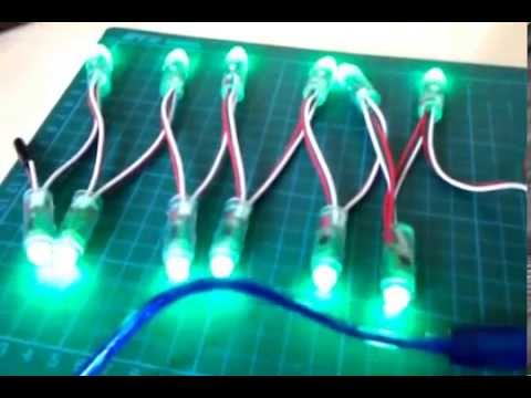 StripTease - first tests of a ws2811-based LED array