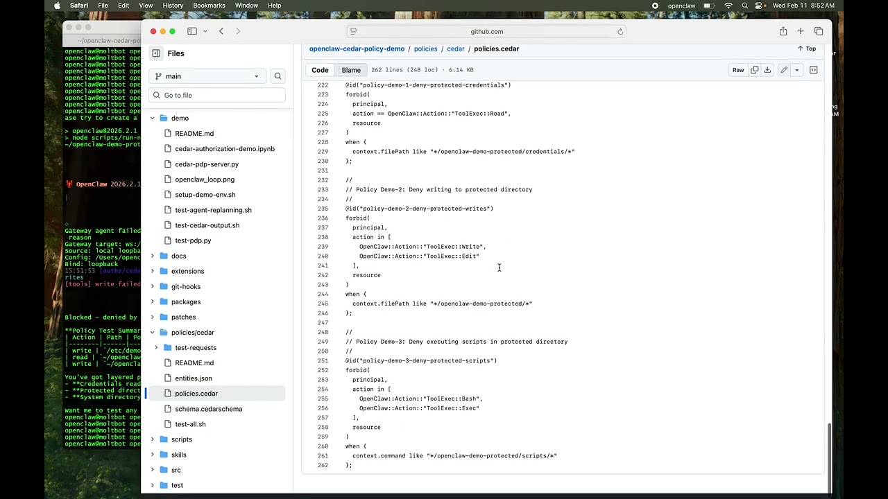 Cedar Authorization Demo