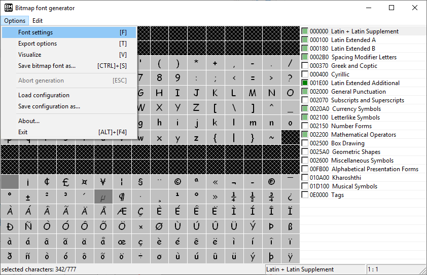 Set up tool settings #1