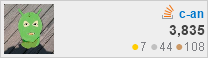 profile for c-an at Stack Overflow, Q&A for professional and enthusiast programmers