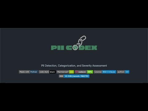 PII-Codex Video Demo