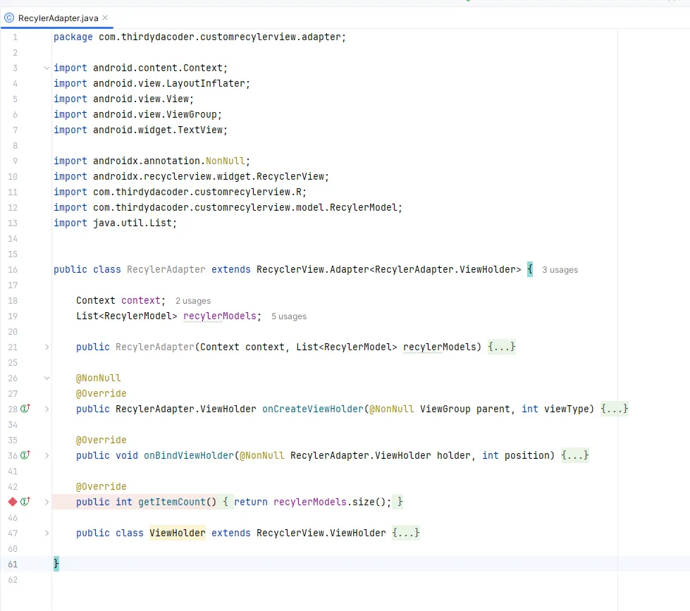 RecyclerAdapter.java