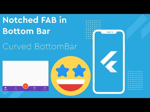flutter bottom navigation bar with fab | flutter curved bottom navigation bar