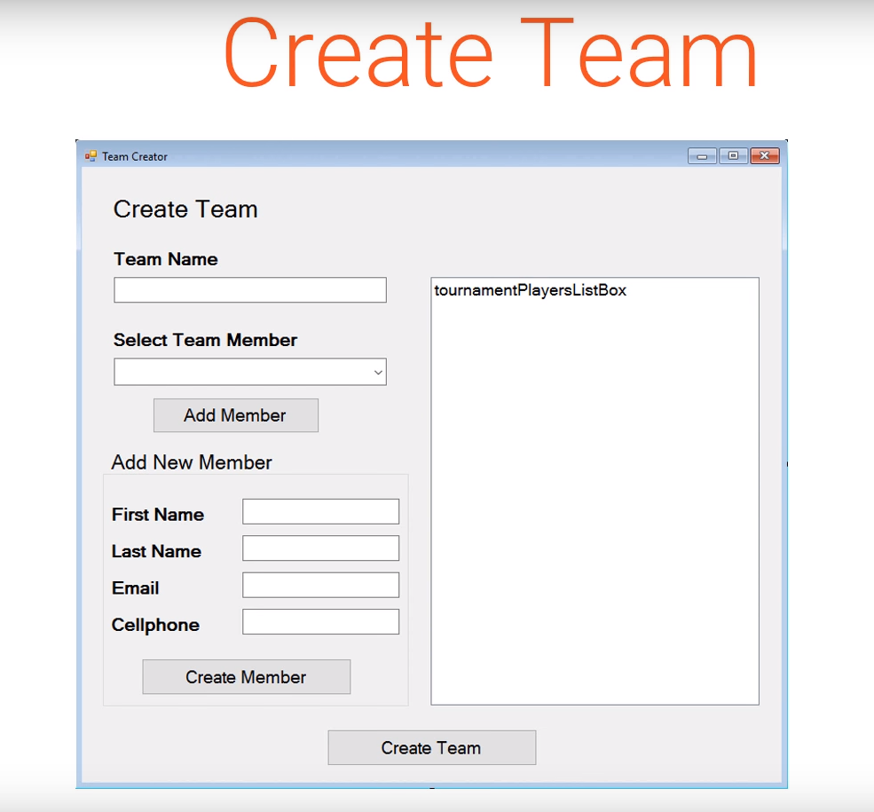 Create Team