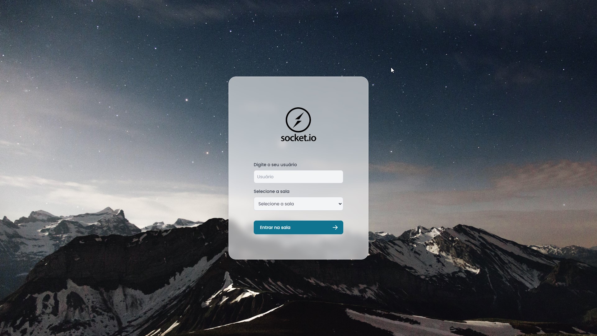 Login page