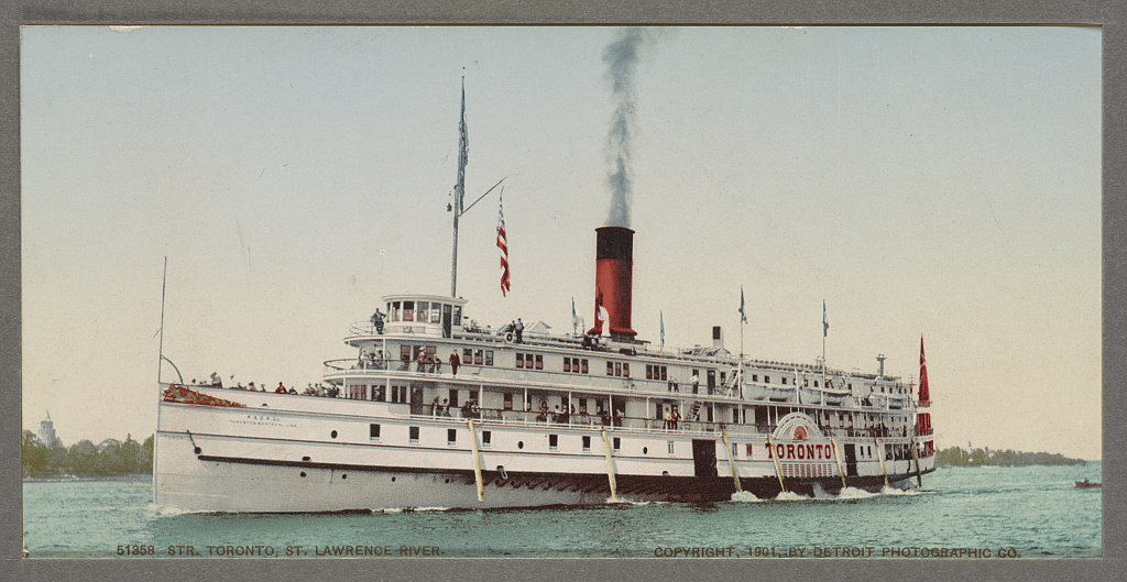 Str. Toronto, a riverboat that was not a casino, on the St. Lawrence River