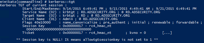 Mimikatz-Kerberos-TGT