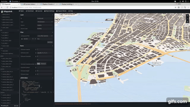 Integrate Maputnik and Mapbox Studio to create 3D buildings