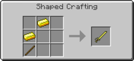 Golden Sabre Crafting Recipe