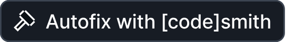 Autofix with [code]smith